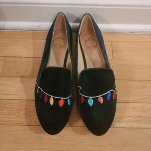 C. Wonder Christmas Lights Conversational Flats, Size 10